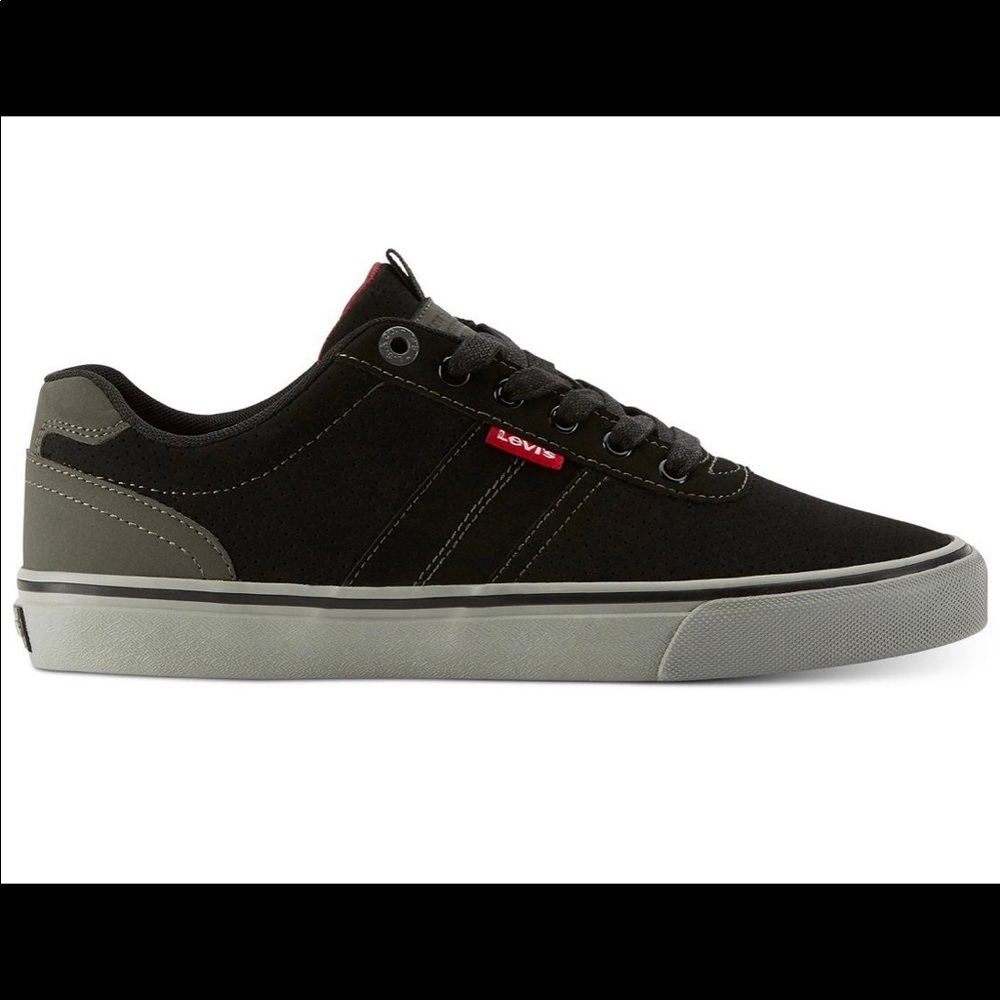 Levi's Men's Black and Gray Casual Sneakers
